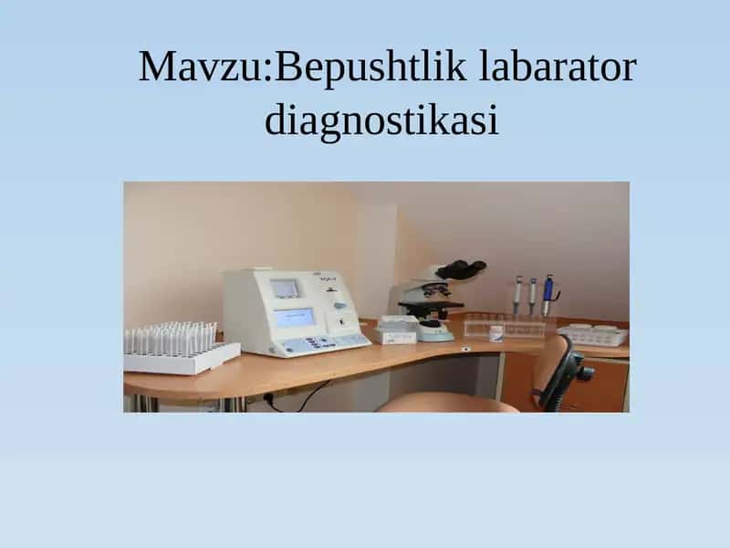 Bepushtlik labarator diagnostikasi 1