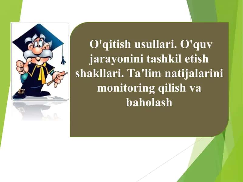O'qitishi usullari va metodlari 1