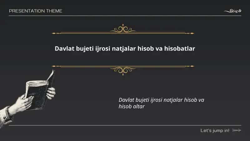 Davlat byudjeti ijrosi 1