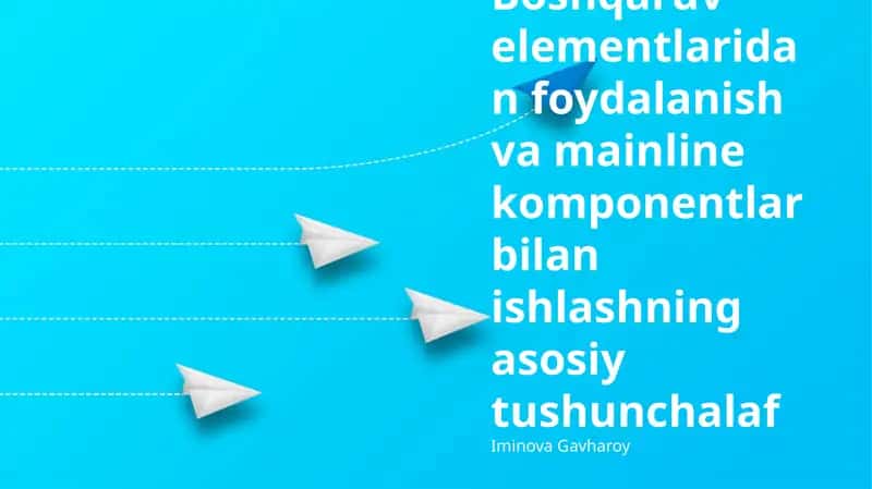 Boshqaruv elementlari 1