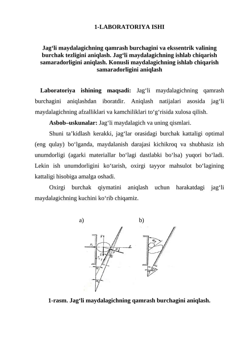 Laboratoriya ishi 1