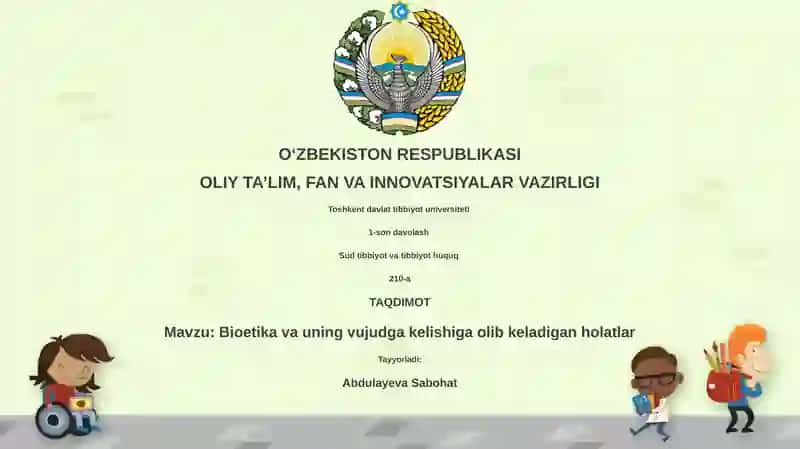 Bioetika va uning vujudga kelishiga olib keladigan holatlar