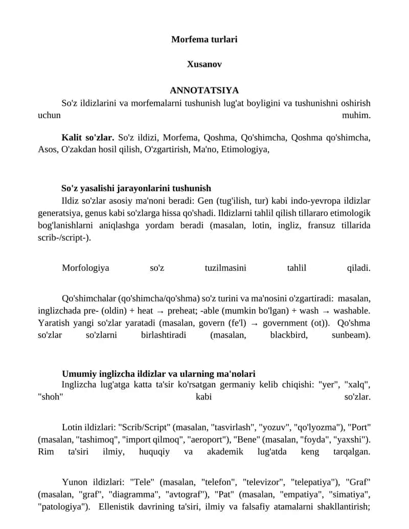 Morfema turlari 1