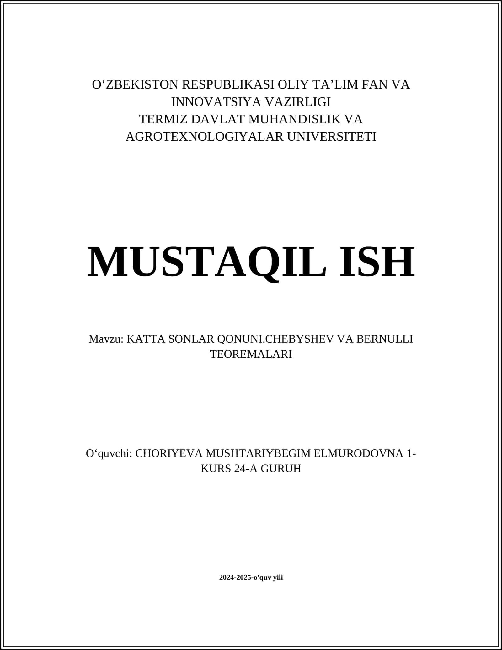 KATTA SONLAR QONUNI 1