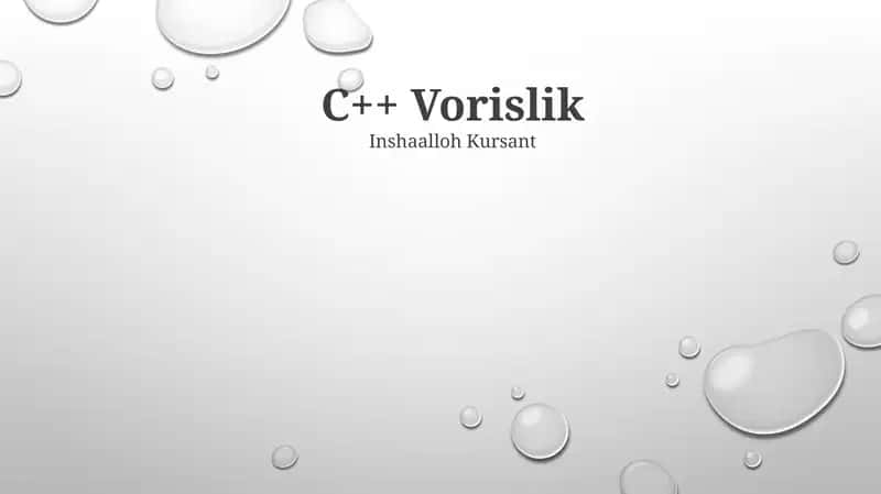 C++ Vorislik 1