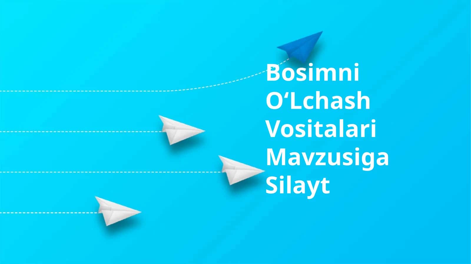 Bosimni OʻLchash Vositalari Mavzusiga Silayt 1