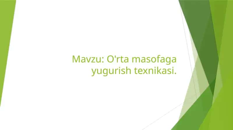 O'rtamasofa g'ayu Gurish Teknikasi 1