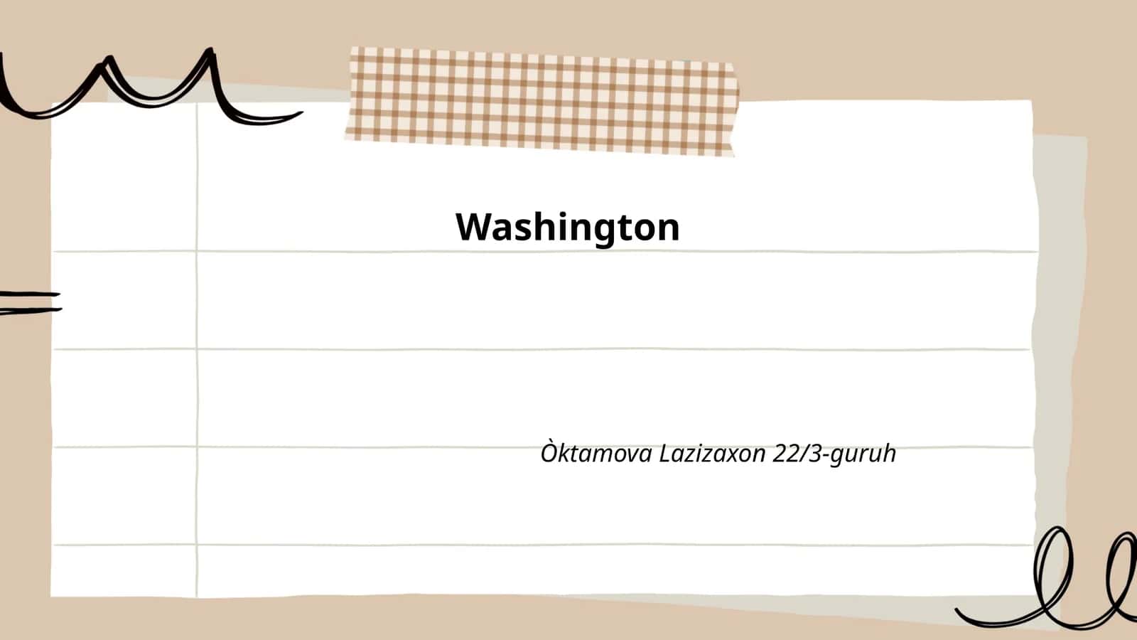 George Washington 1