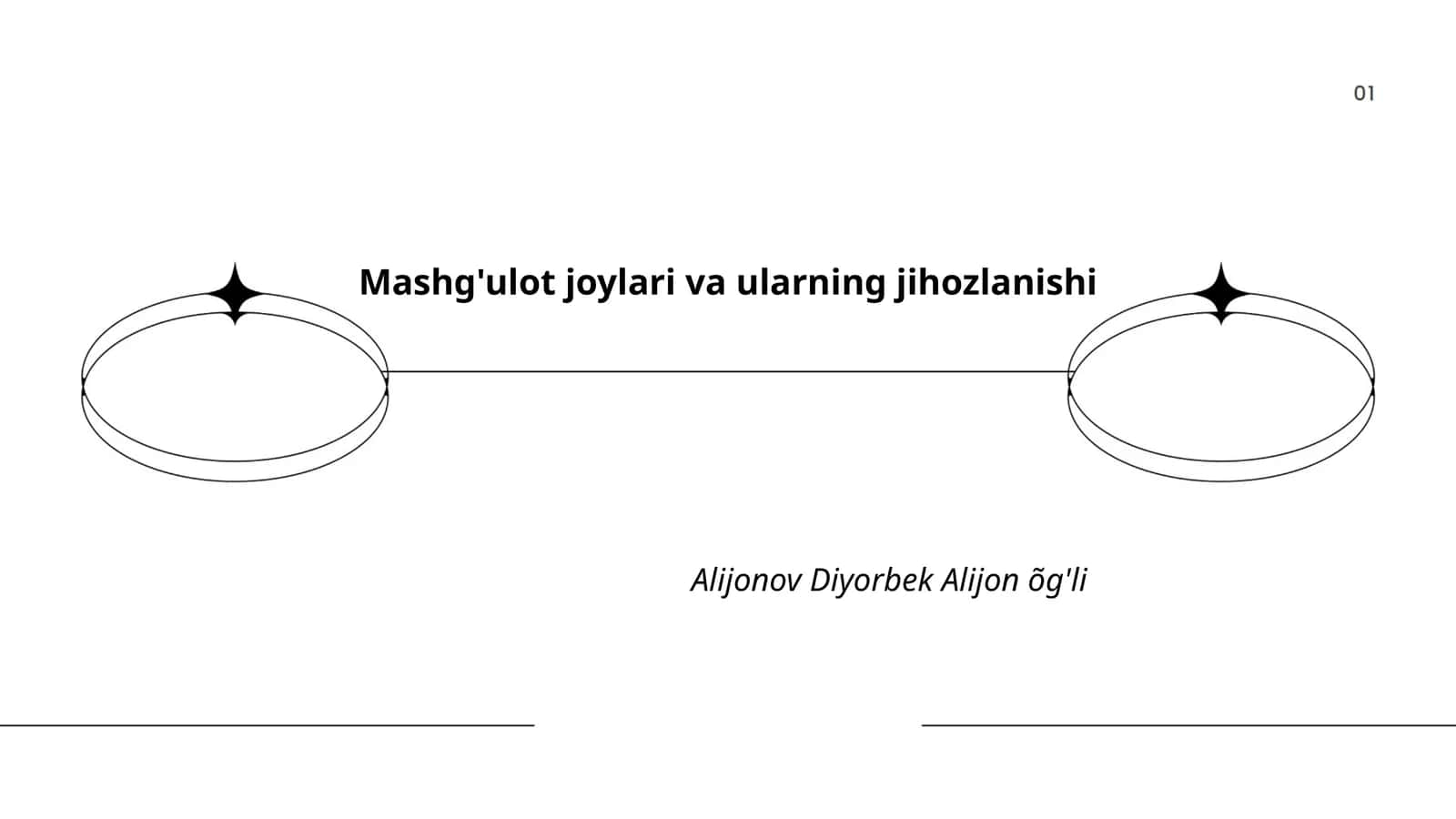 Mashg'ulot joylari va ularning jihozlanishi 1