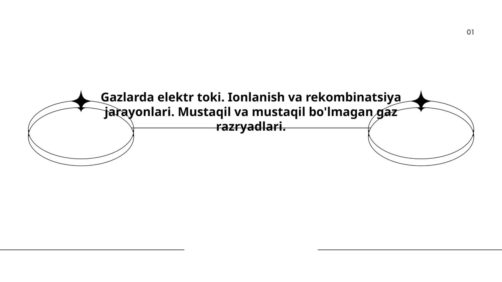 Gazlarda elektr toki. Ionlanish va rekombinatsiya jarayonlari 1
