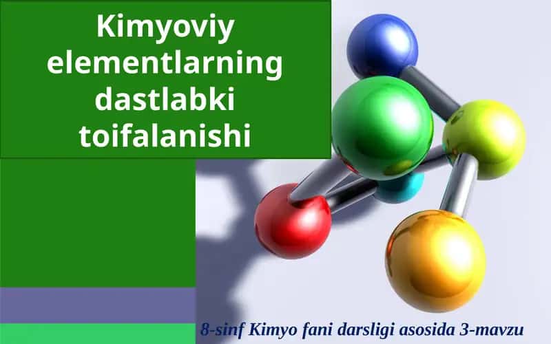 Kimyoviy elementlar 1