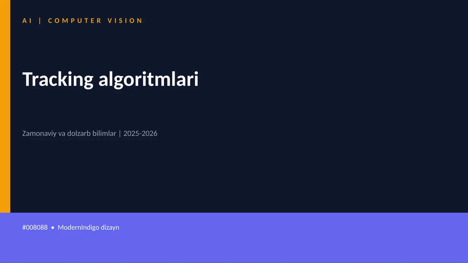 Tracking algoritmlari 1