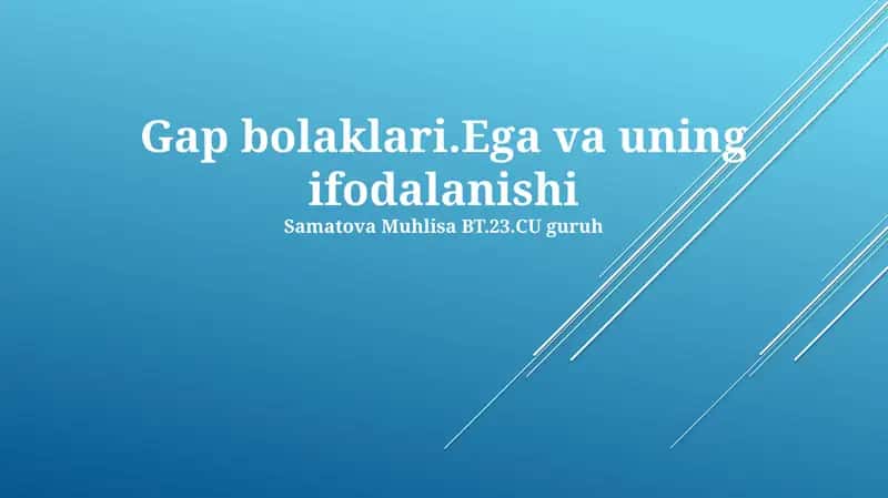 Defektiv gaplar: mohiyati va turlari 1