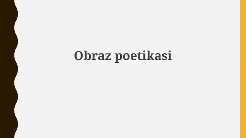 Obrazpoetikasi 1