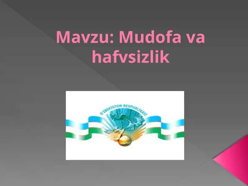 Mudofa va hafvsizlik 1