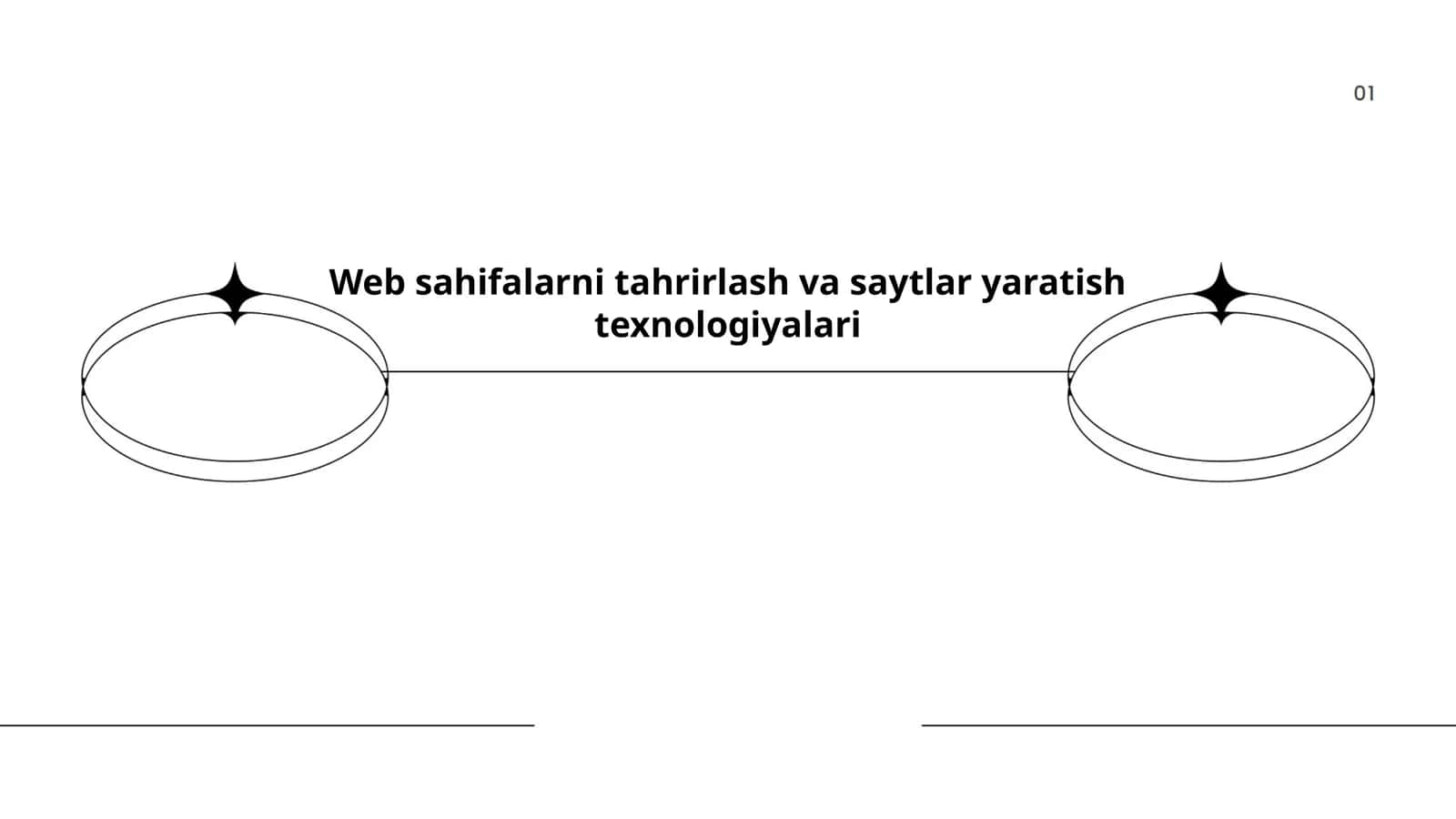 Web sahifalarni tahrirlash va saytlar yaratish texnologiyalari 1
