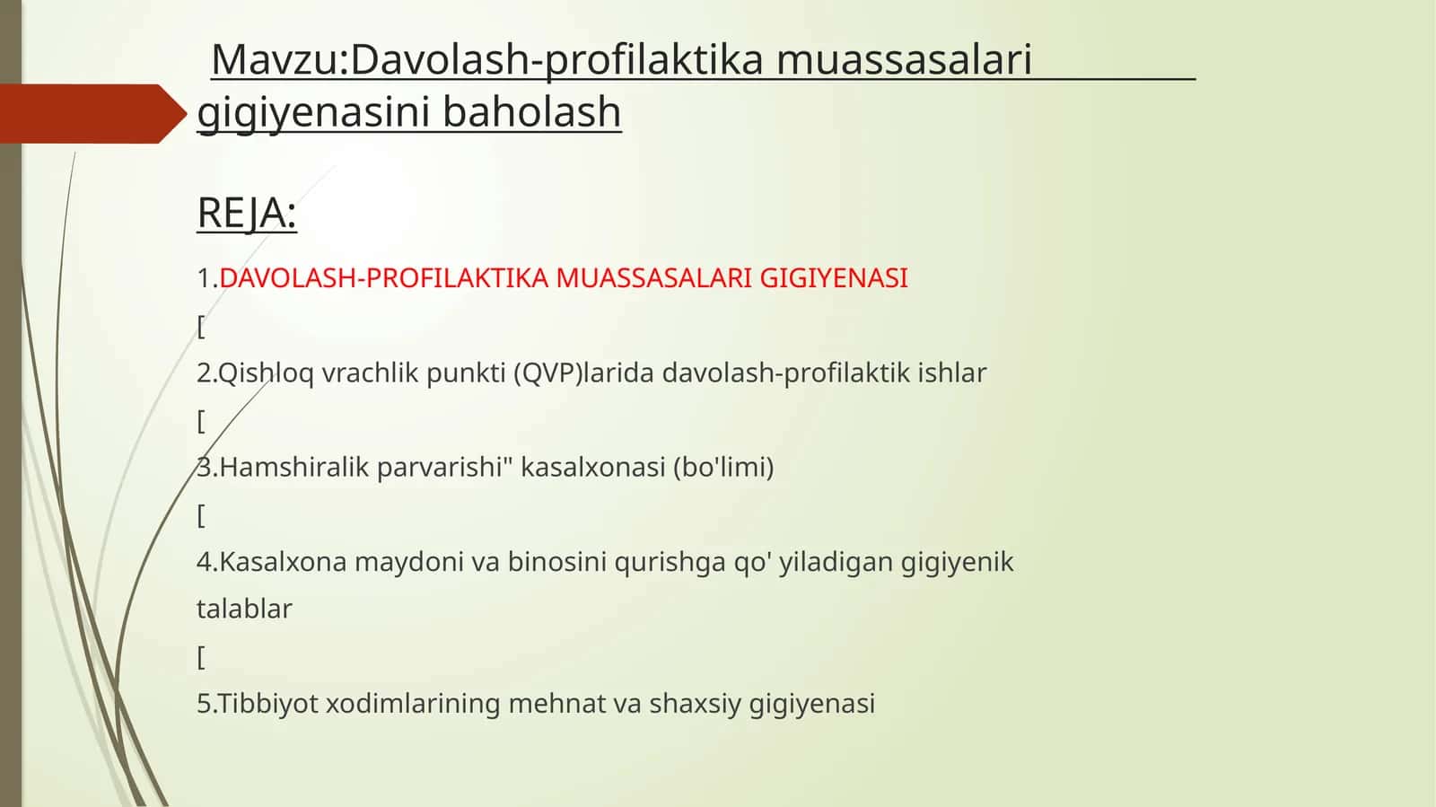 Davolash-profilaktikamuassasalarigigiyenasi 1