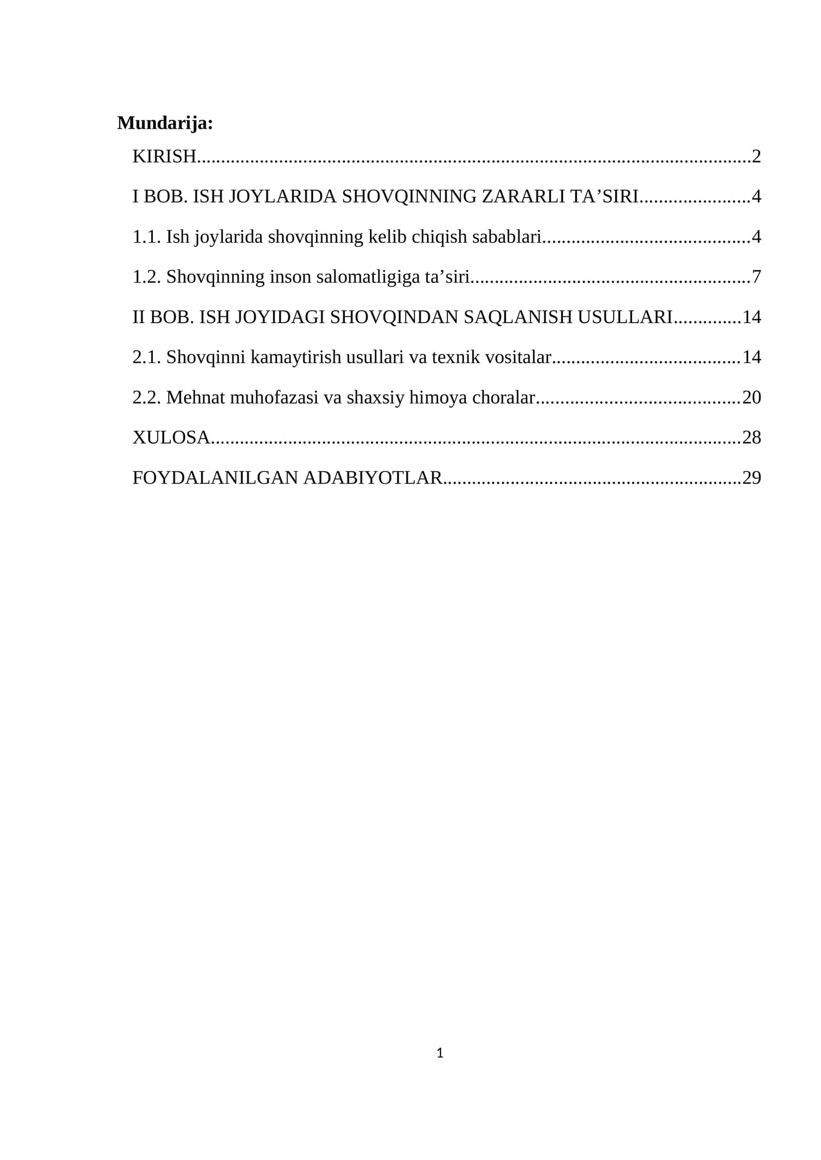 Ish joylarida shovqinning zararli ta’siri 1