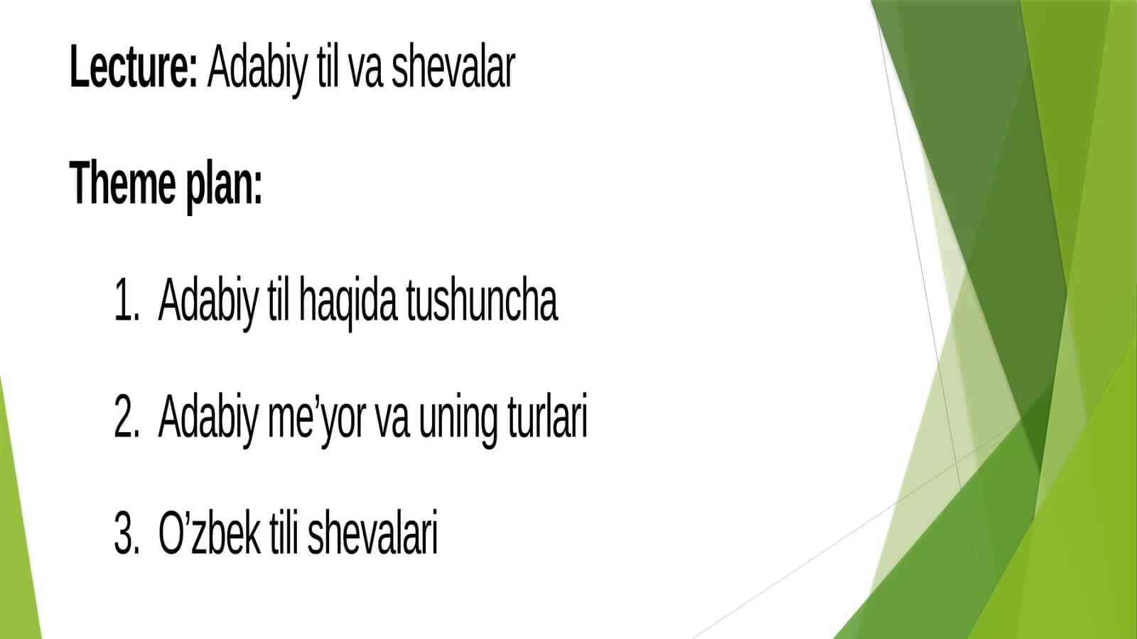 Qaytaishlangan adabiy til 1