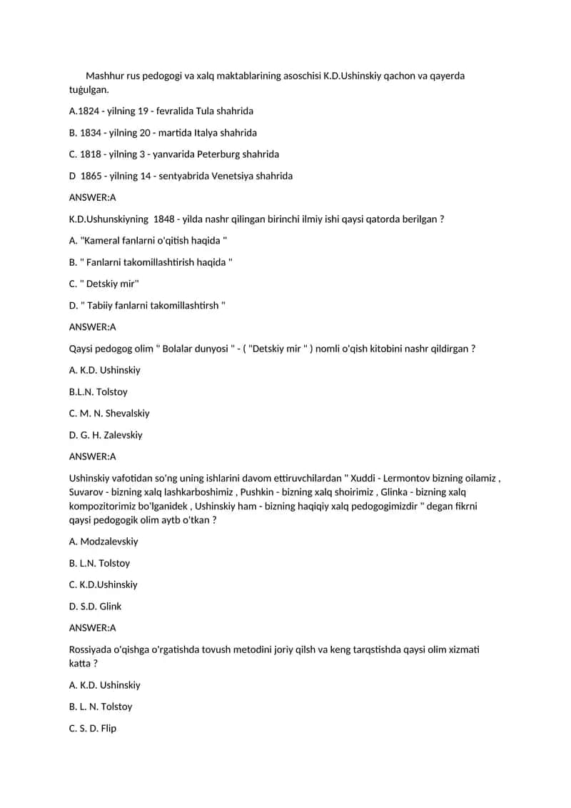 PEDAGOGIKADAN TEST 1