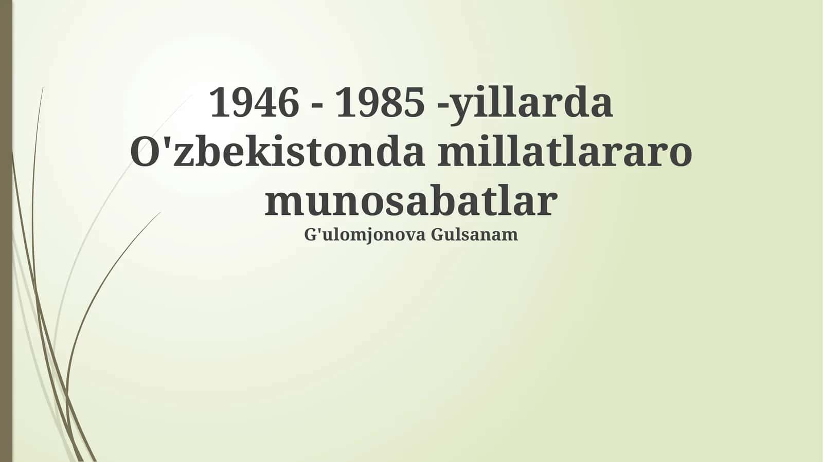 Urushdan keyingi demografik o'zgarishlar va majburiy migratsiya 1