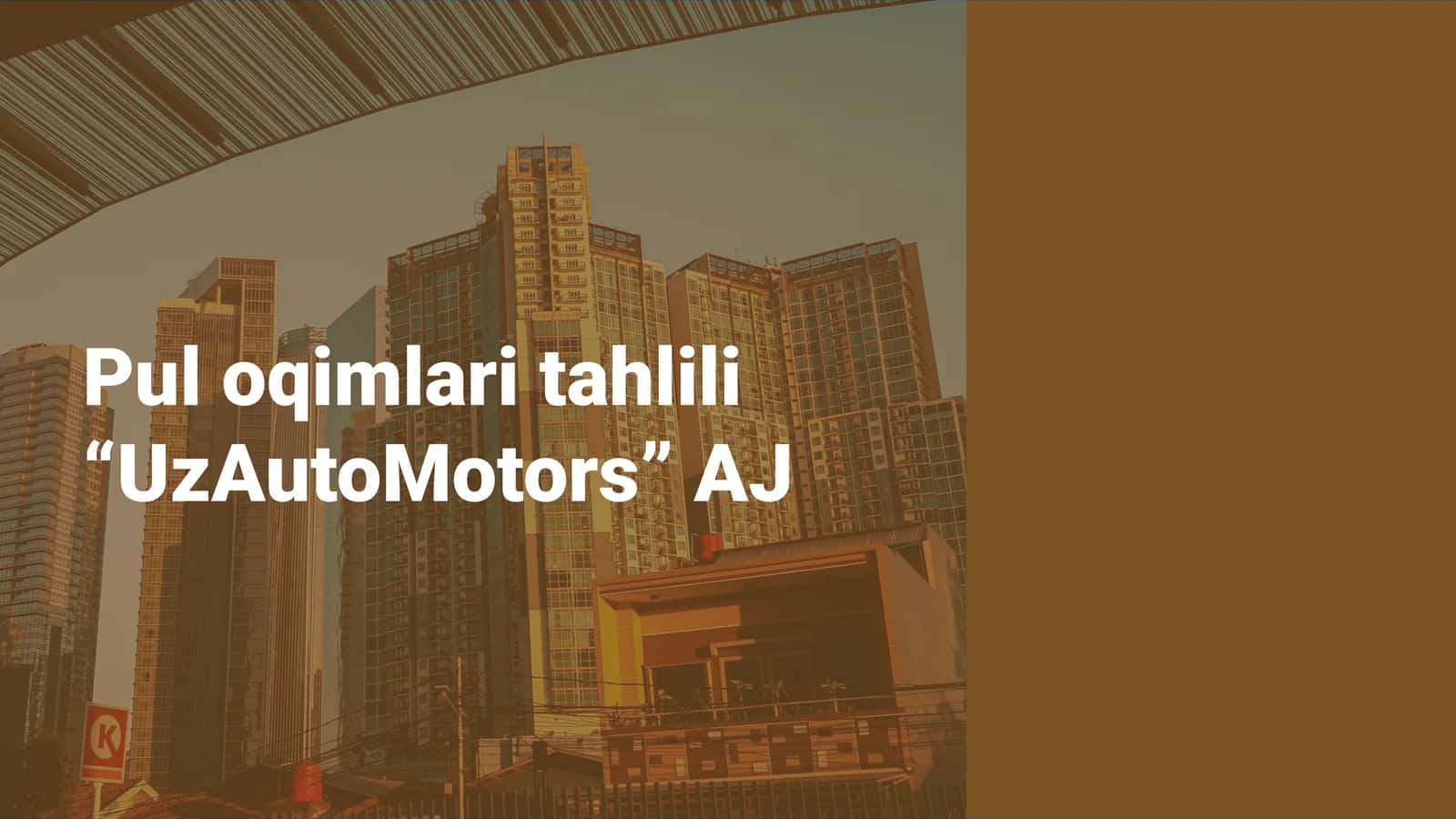 Pul oqimlari tahlili haqida 1