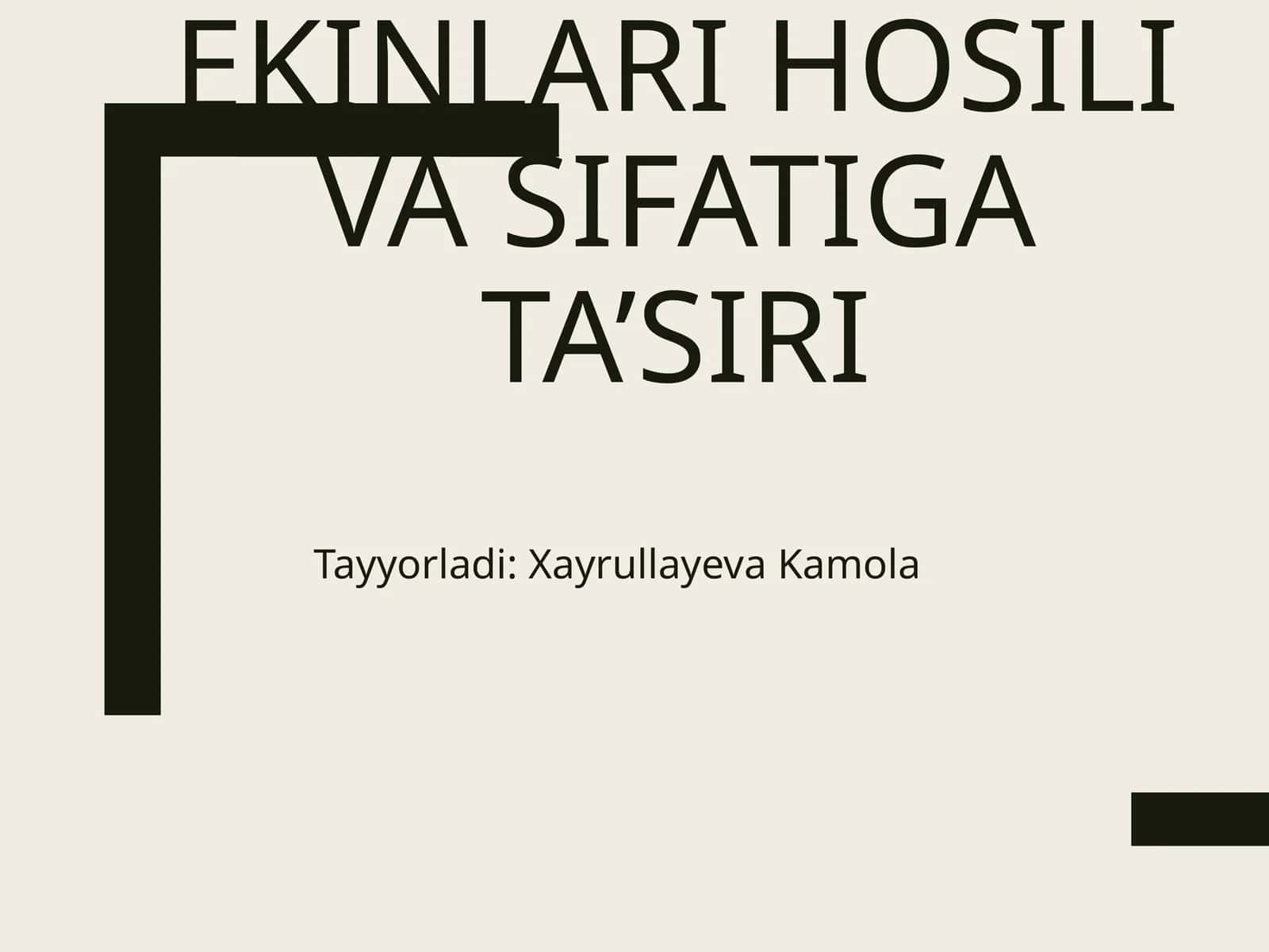 Fosforli o‘g‘it shakillarining qishloq xo‘jaligi ekinlari hosili va sifatiga ta’siri 1