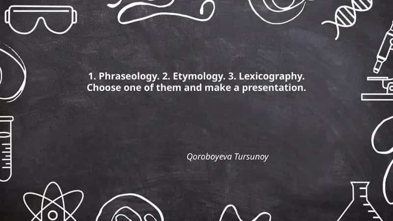 Introduction to Etymology: Methods and Sources 1