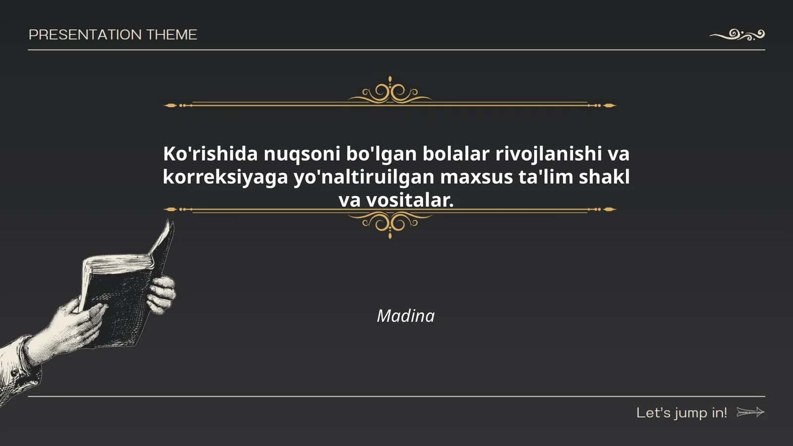Maxsus ta'lim shakl va vositalar 1