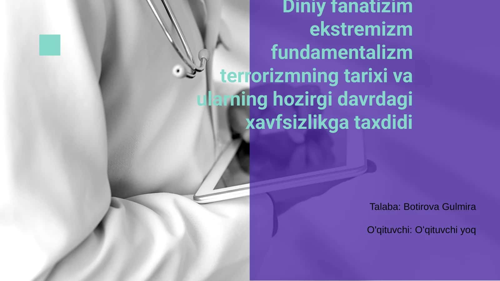 Diniy fanatizim va ekstremizm: asoslar va tarixi 1