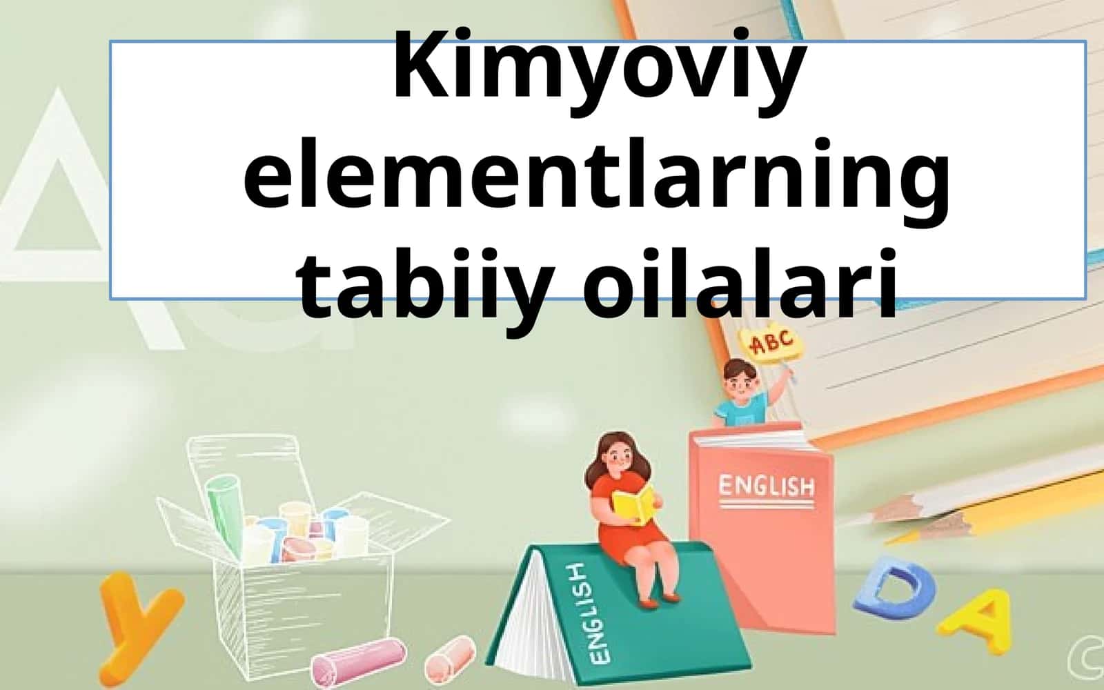 Kimyoviy elementlarning tabiiy oilalari 1