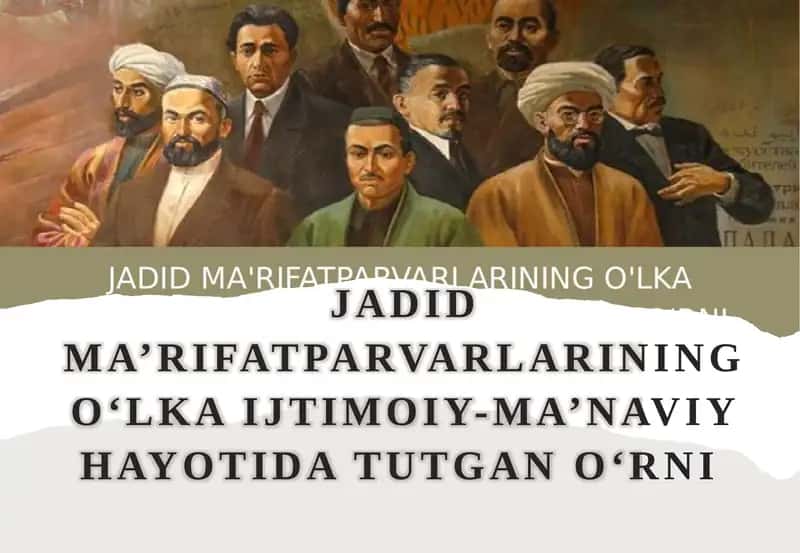 Jadidma’rifatparvarlariningo‘lkaijtimoiy-ma’naviyhayotidatutgano‘rni 1