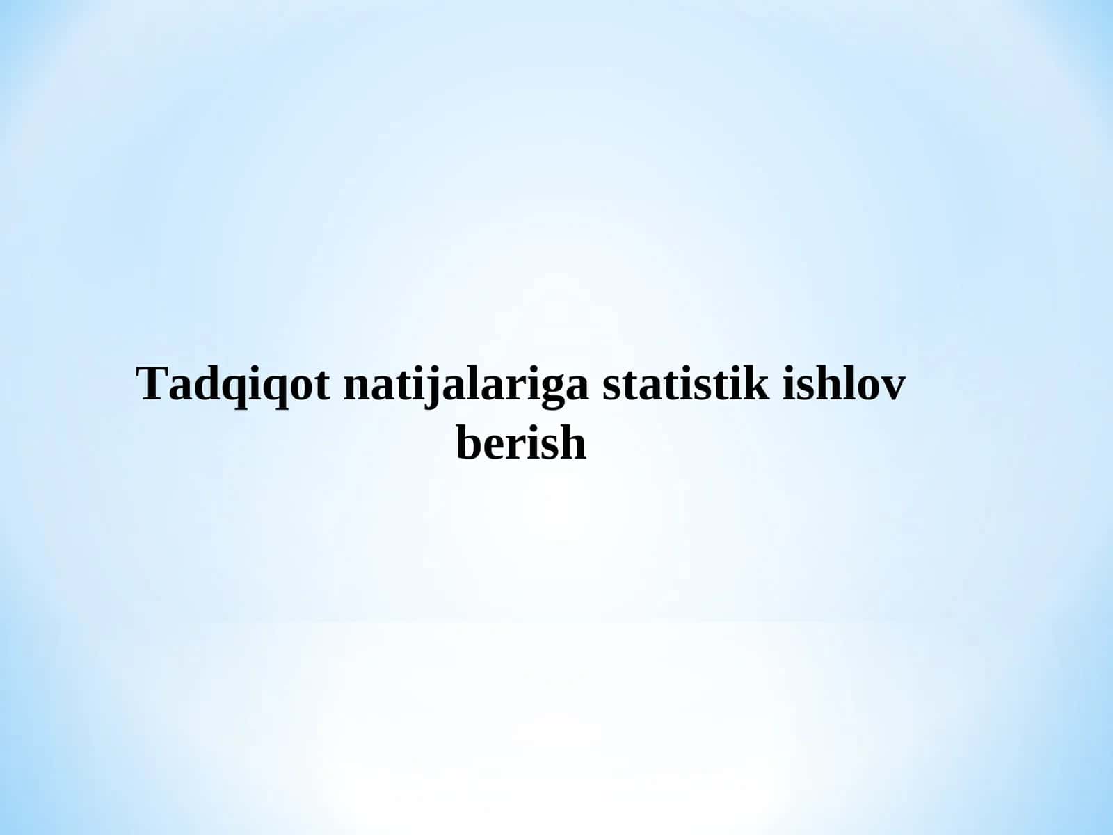Matematik statistika 1