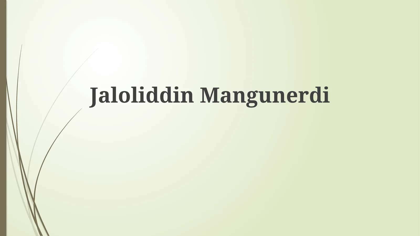 Jaloliddin Manguberdi 1
