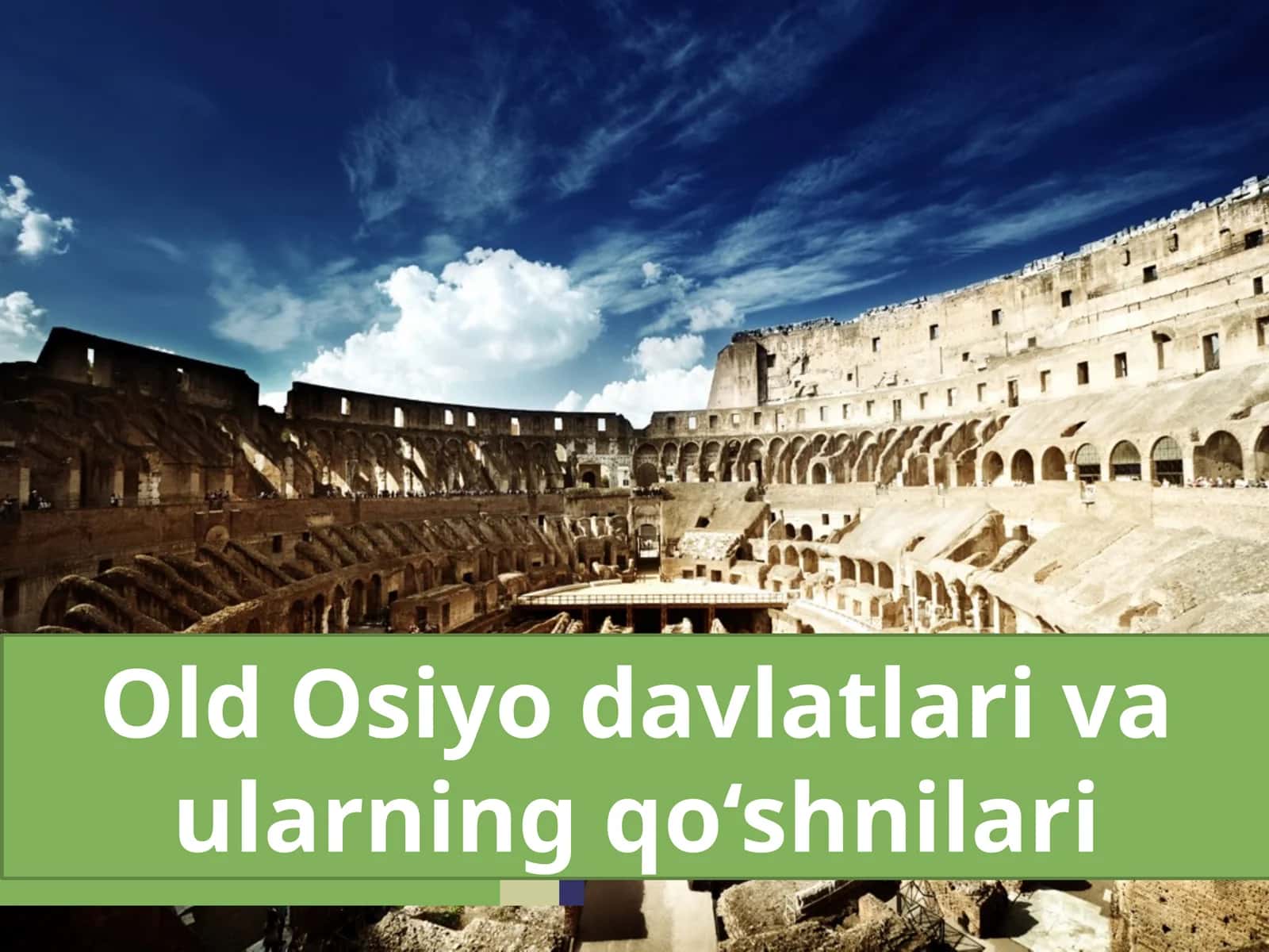 Old Osiyo davlatlari va ularning qo‘shnilari 1