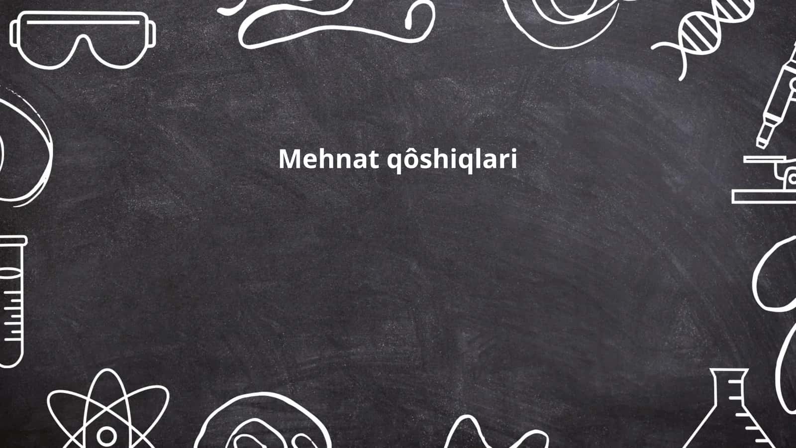 Mehnat qo‘shiqlari 1