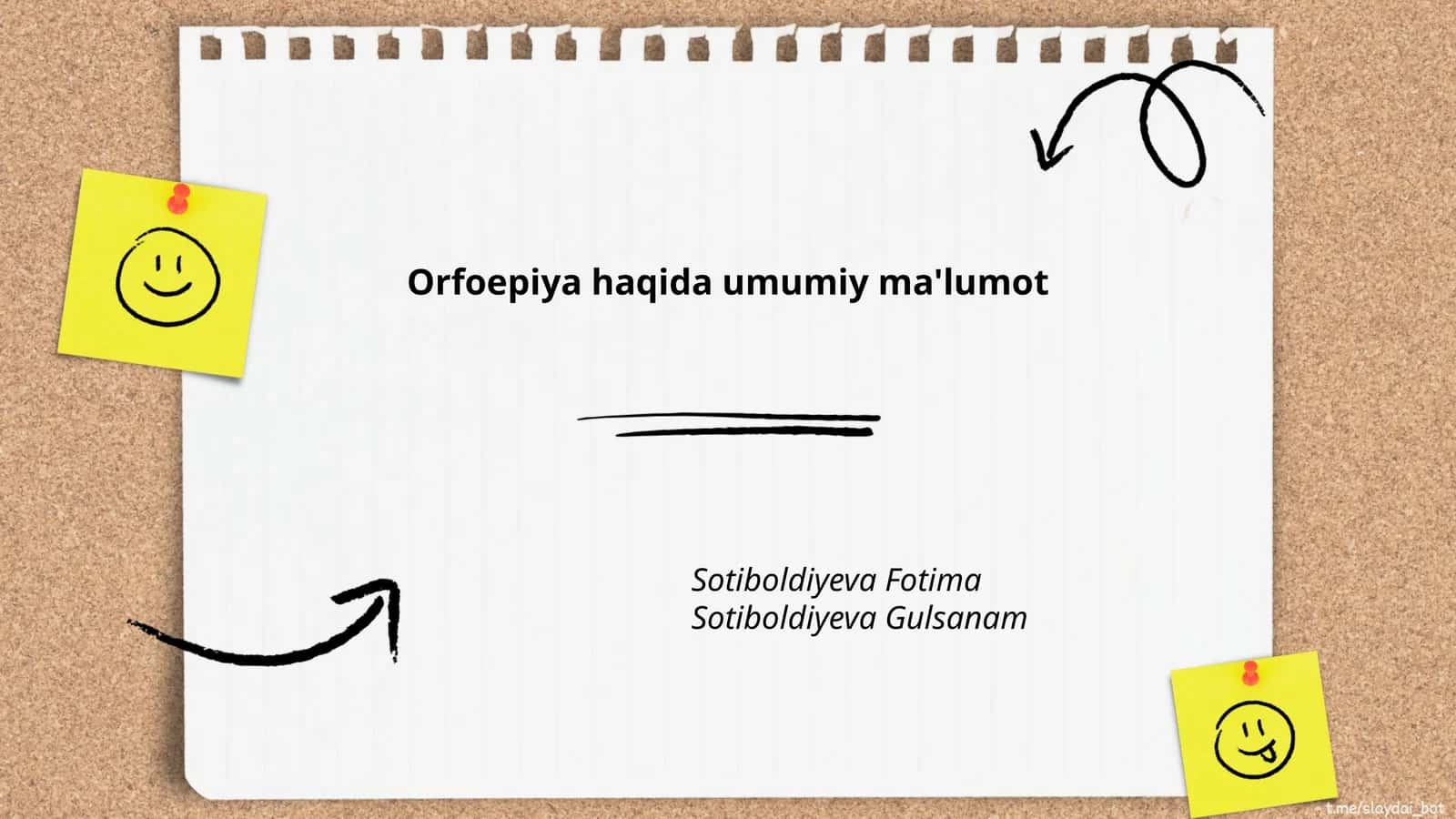 Orfoepiya haqida umumiy ma'lumot 1