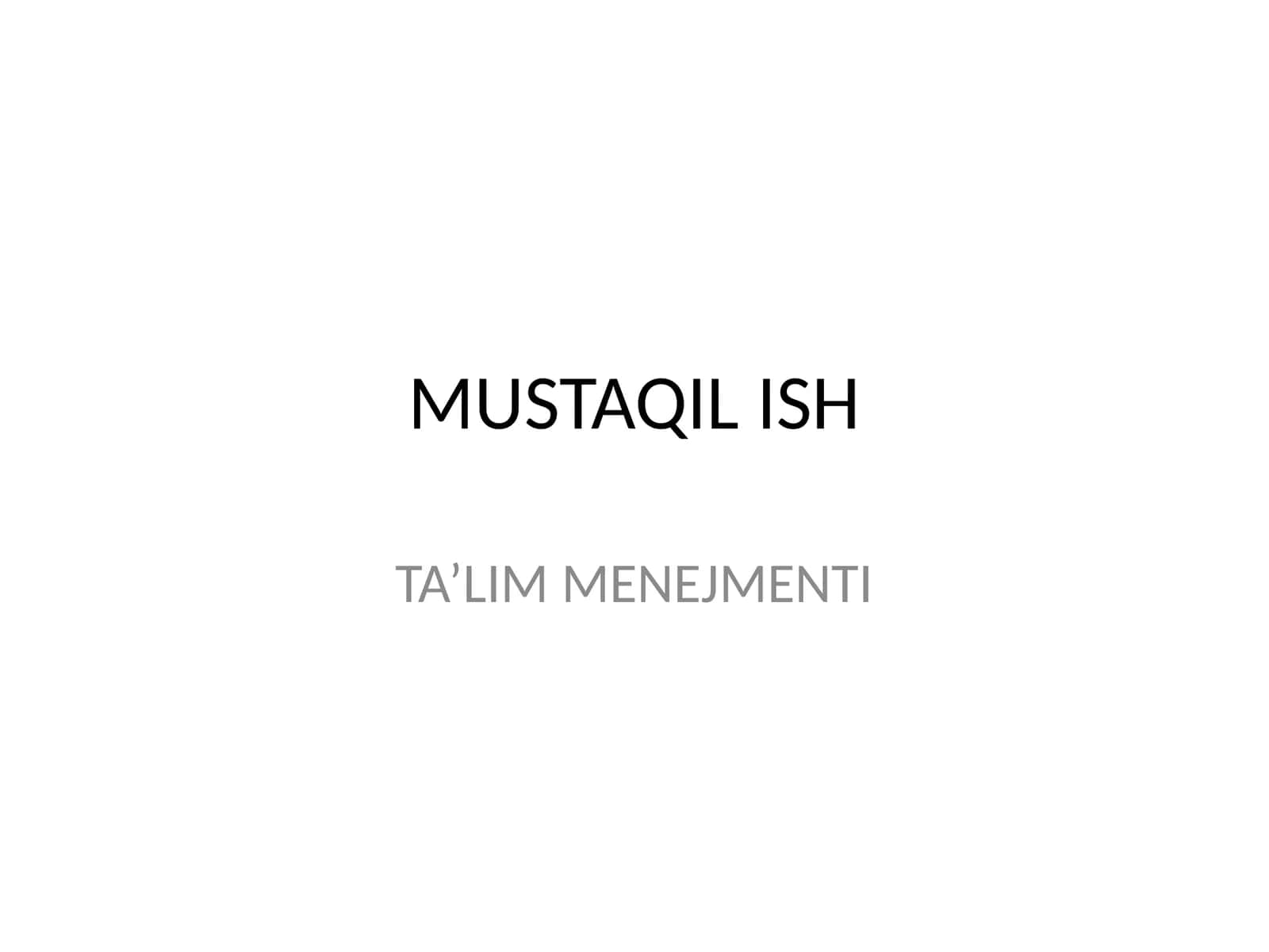 TA’LIM MENEJMENTI 1