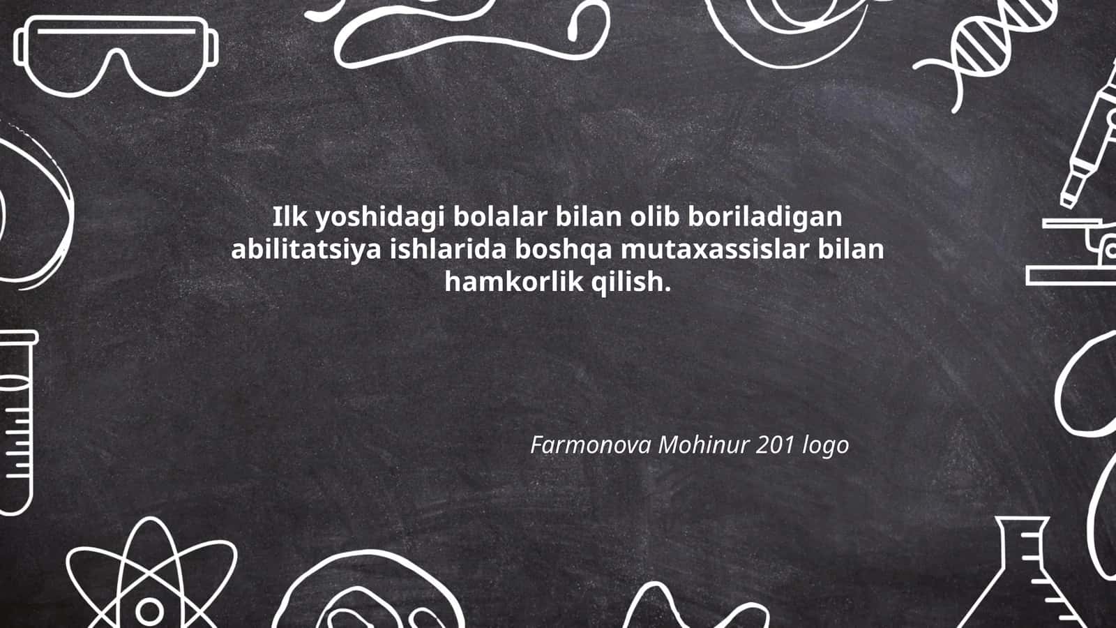 Ilk yoshidagi bolalar bilan olib boriladigan abilitatsiya ishlarida boshqa mutaxassislar bilan hamkorlik qilish 1