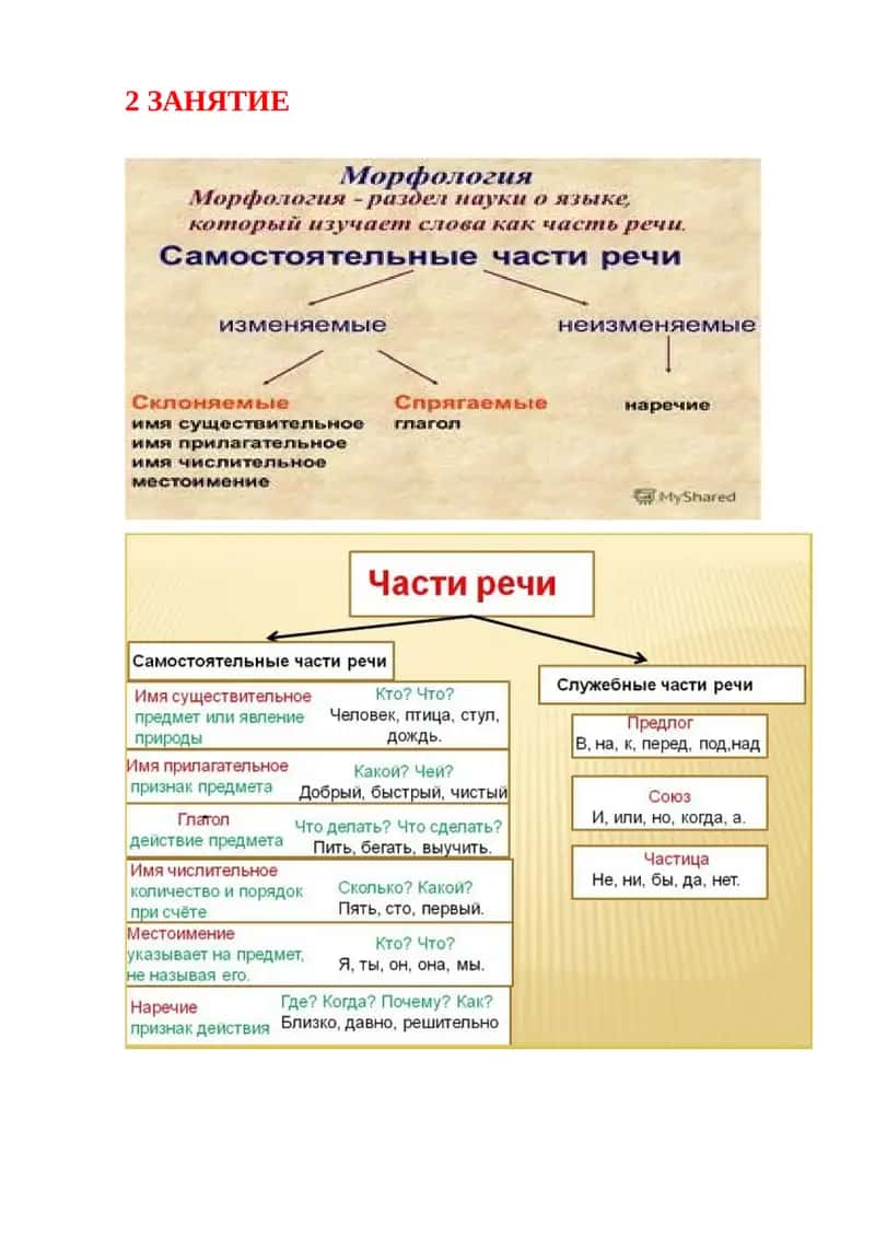 Нарицательные имена существительные 1