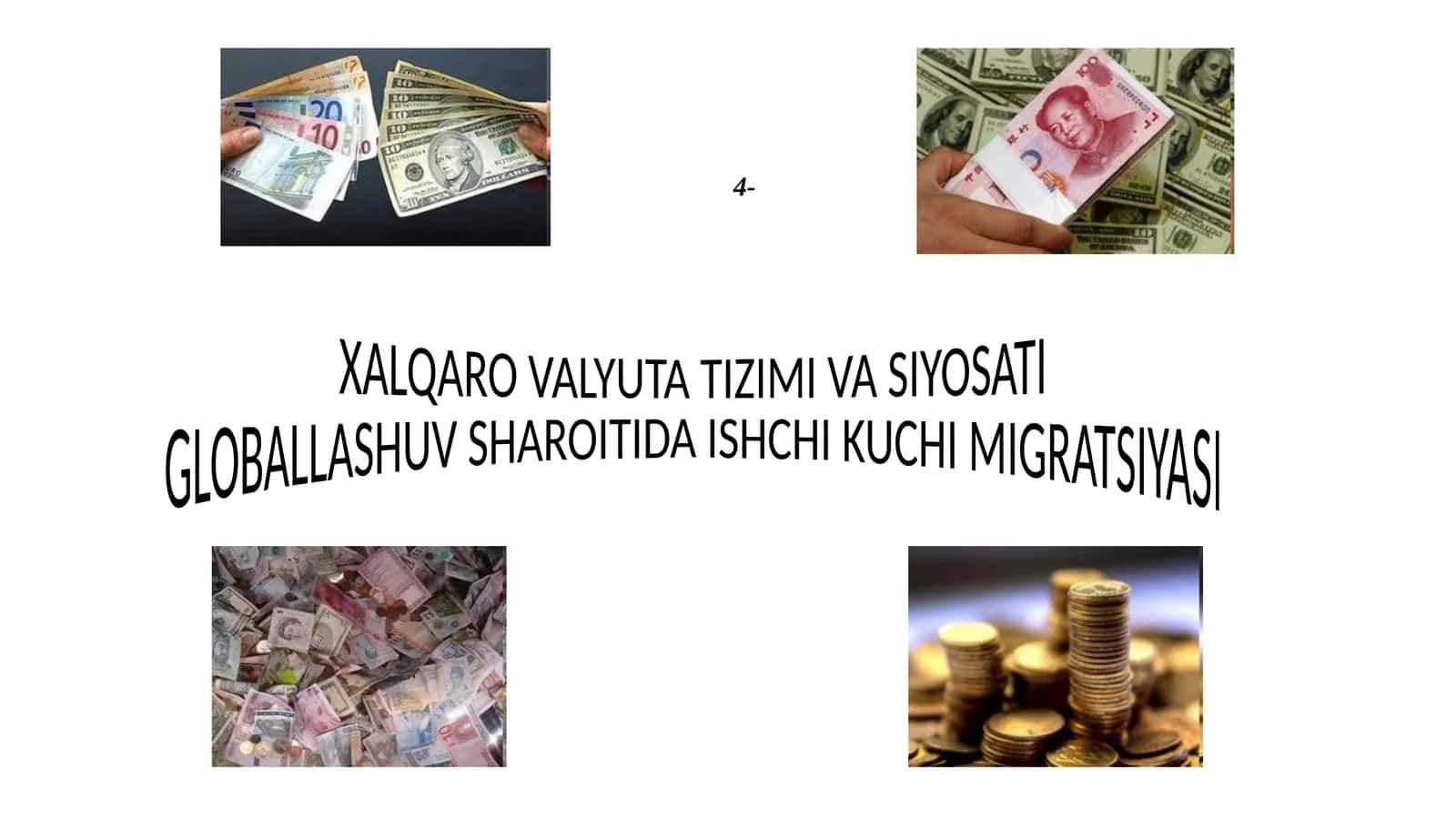 XALQARO VALYUTA TIZIMI VA SIYOSATI 1