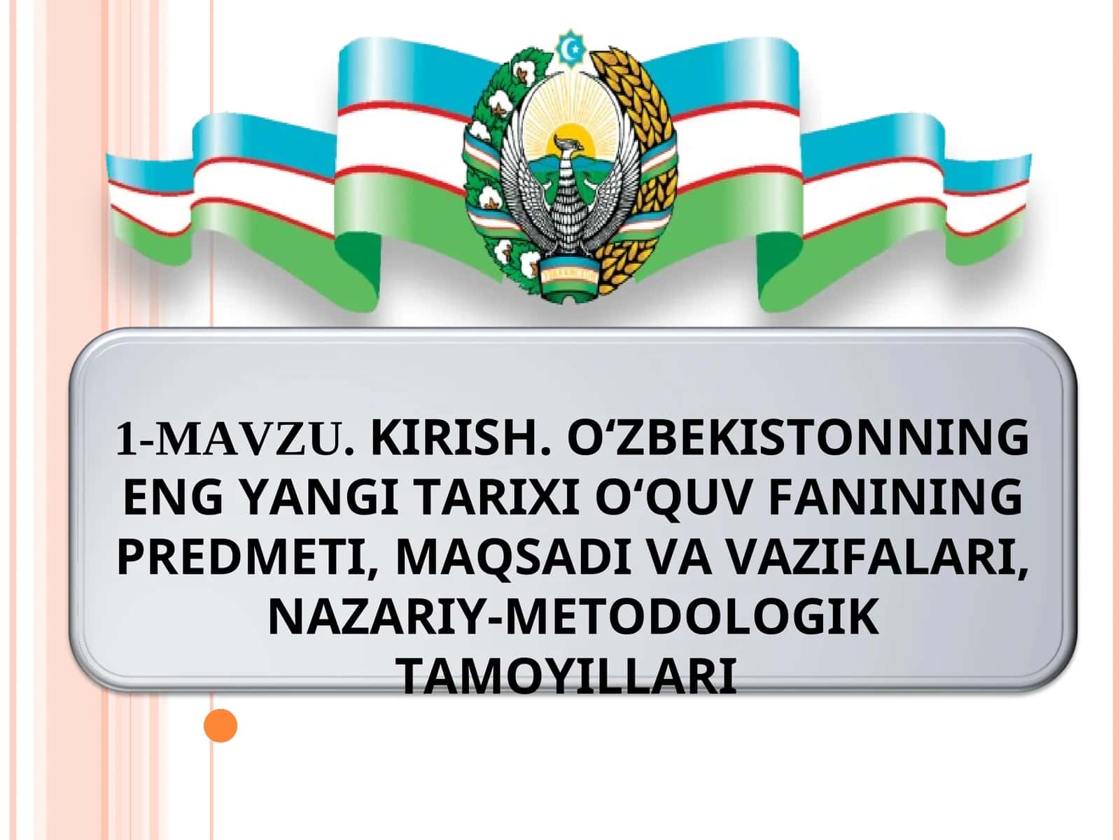 O‘zbekiston huquqi-demokratik fuqarolik jamiyati 1