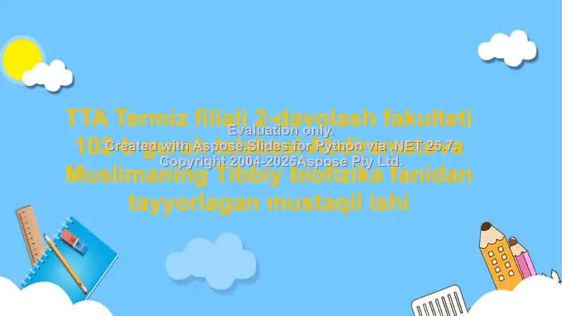 Bionika asoslari va uning inson hayotidagi oʻrni 1