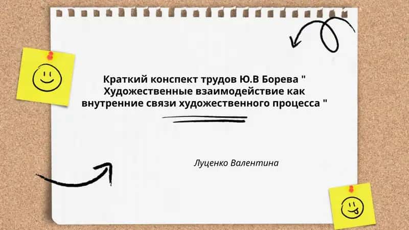 Художественные взаимодействие как внутренние связи художественного процесса 1