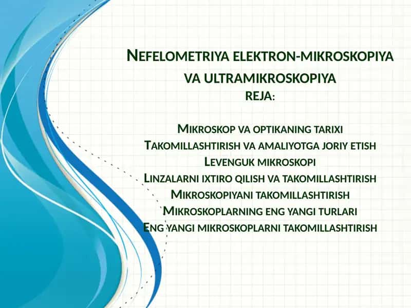 Mikroskop va optika tarixi 1