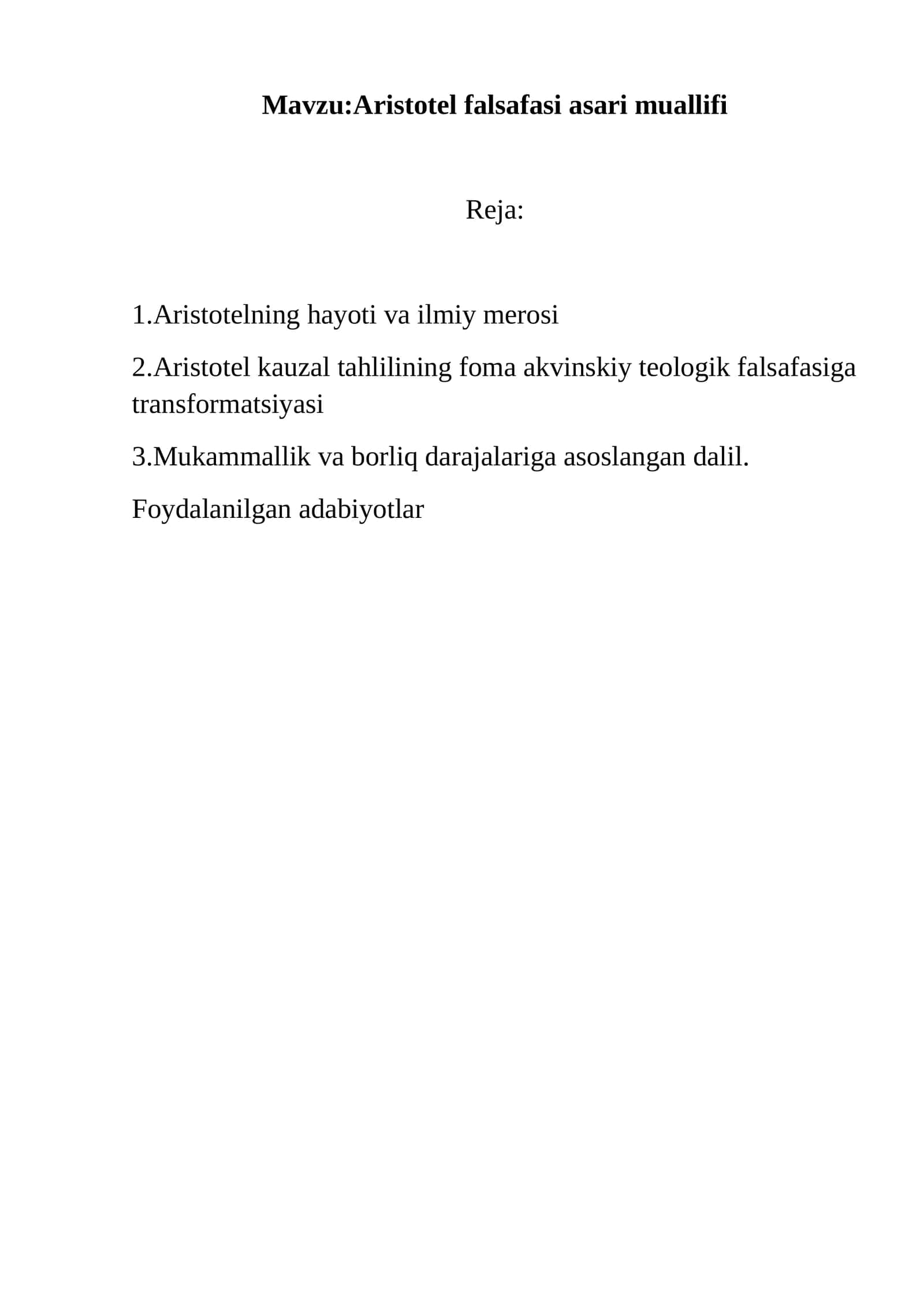 Aristotel falsafasi asari muallifi 1