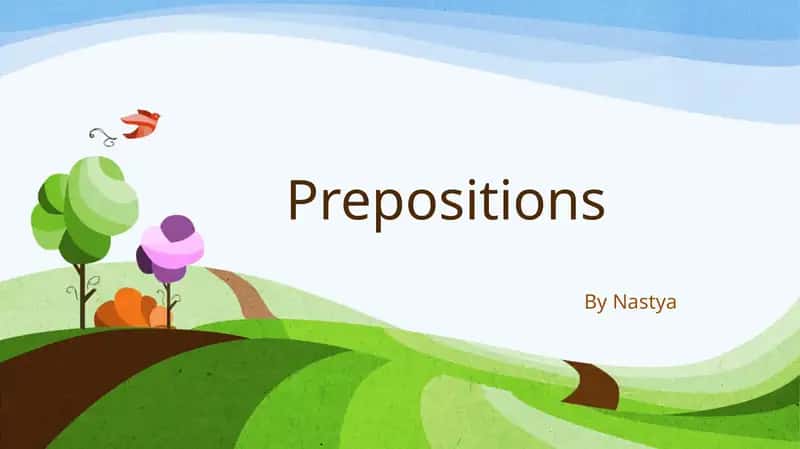 Prepositions 1