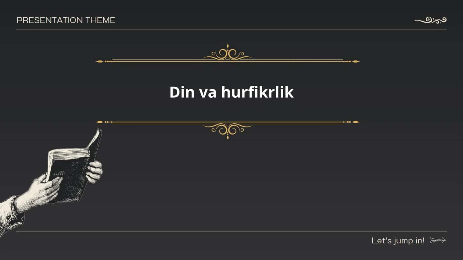 Din va hurfikrlik 1