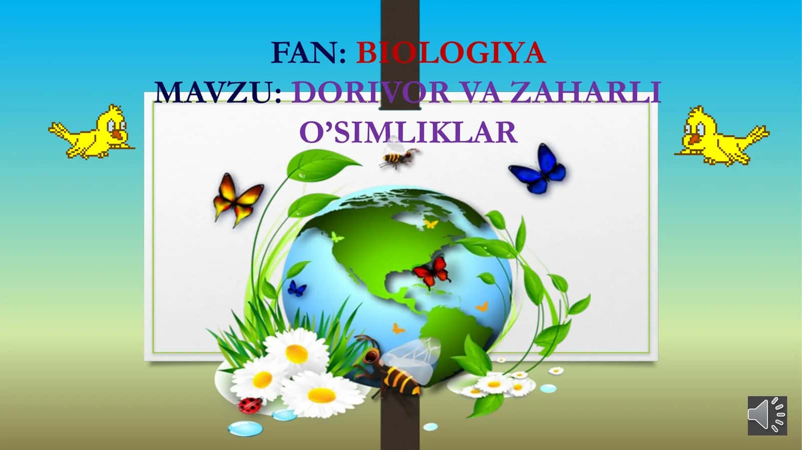 DORIVOR VA ZAHARLI O’SIMLIKLAR KONSTITUTSIYA 1
