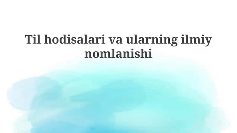 Nutq buzilishlarining ta'riflari va tasnifi 1